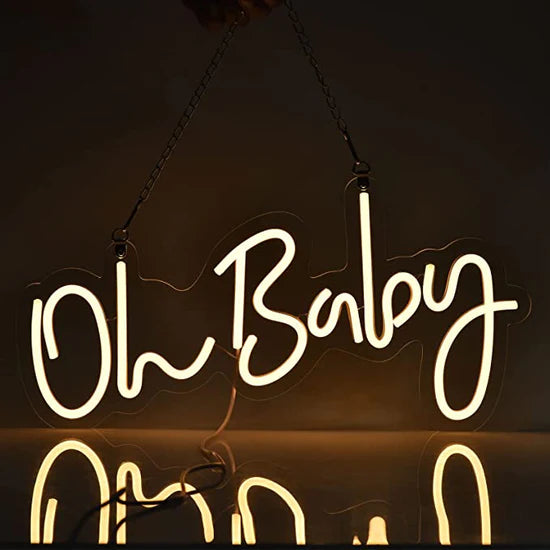 Oh Baby Neon Sign