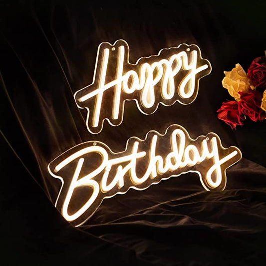 Happy Birthday Neon Sign