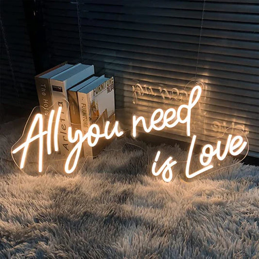 All You Need is Love Neon Sign