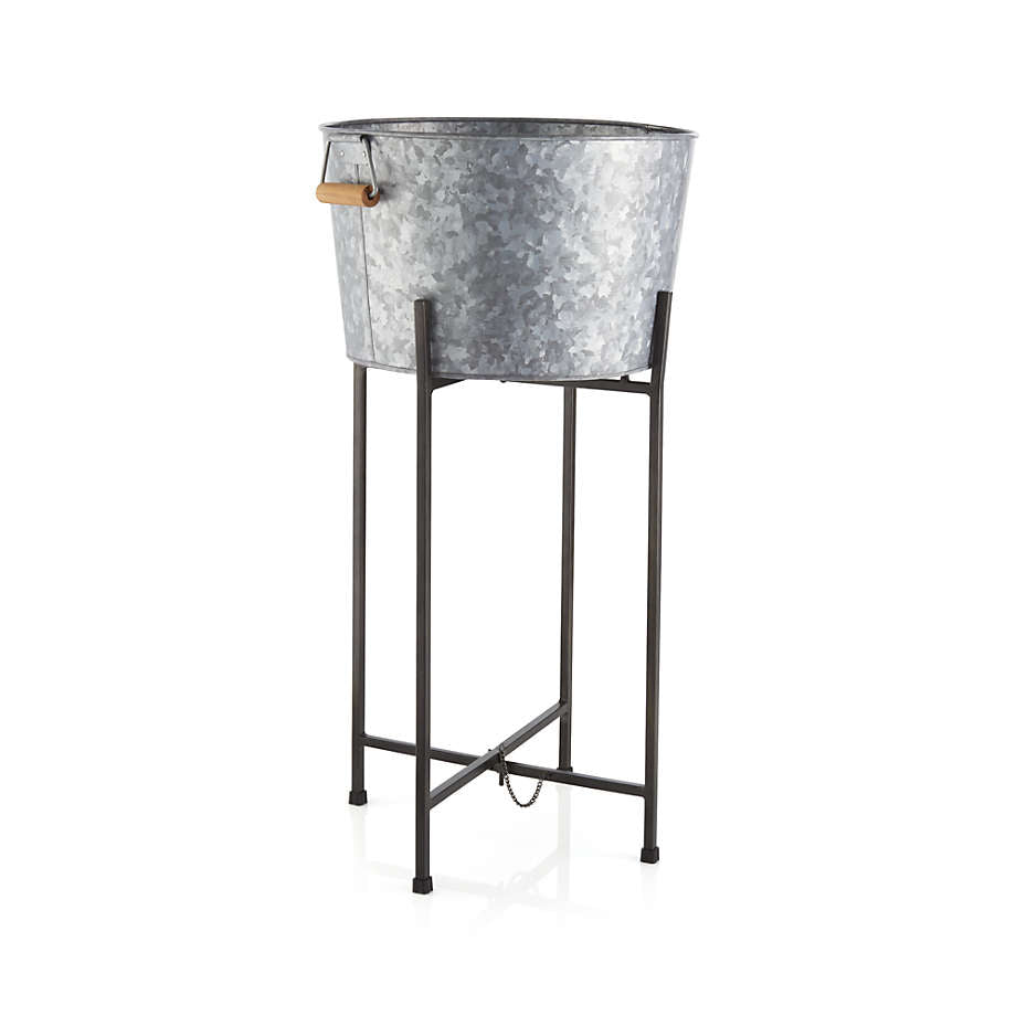 Beverage Tub with Black Stand
