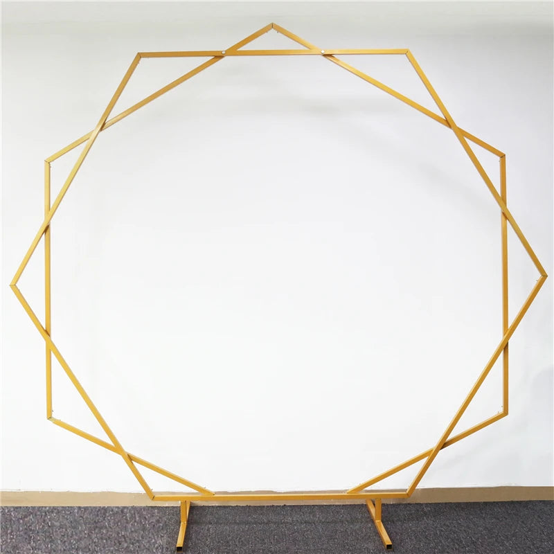 Dual Hexagon Gold Arch