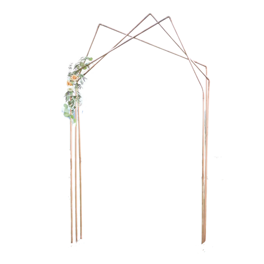 Asymmetrical Copper Pipe Arch