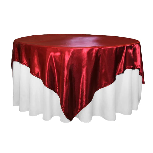 Satin Table Overlays
