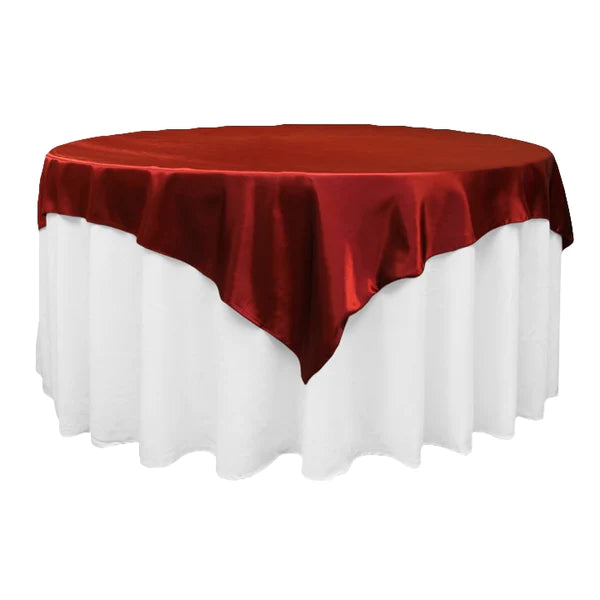 Satin Table Overlays