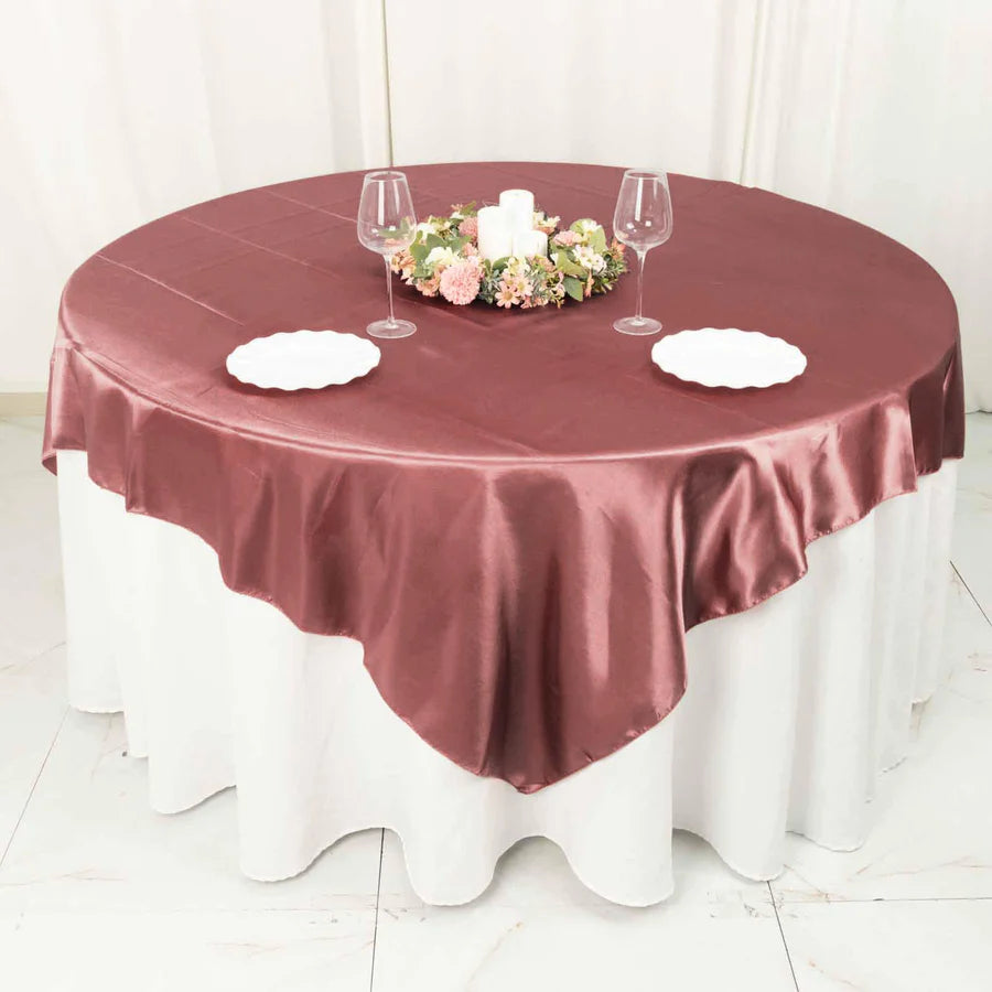 Satin Table Overlays