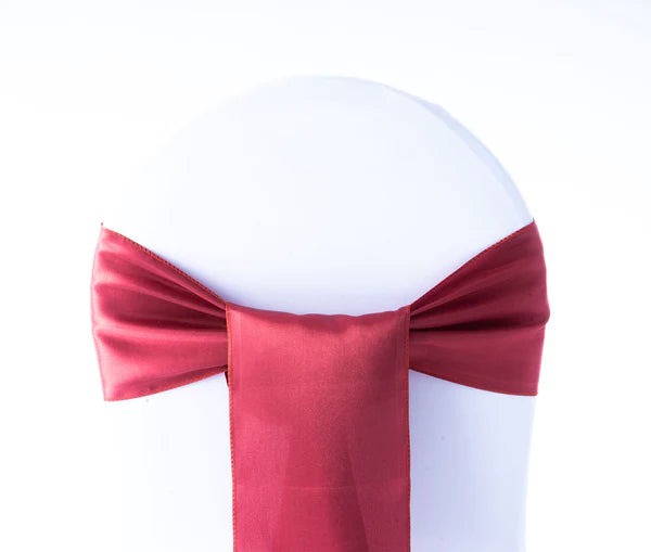 Satin Chair Sash