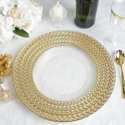 Braided Glass Charger