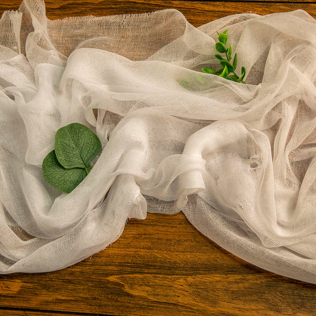 Cheesecloth Table Runner