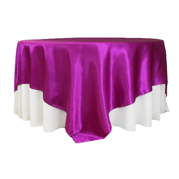 Satin Table Overlays