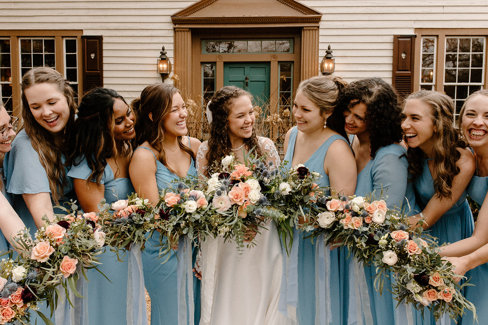 Atlanta wedding planner styling a reception with gold accents