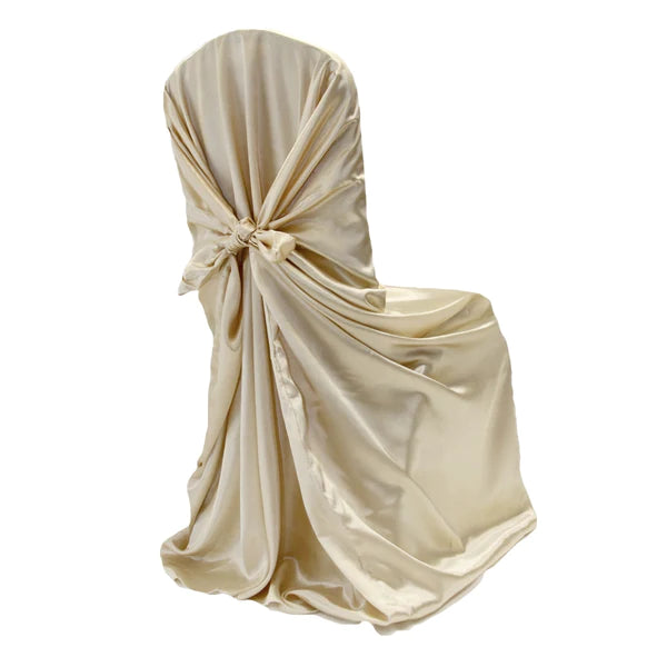 Universal Satin Self Tie Chair Cover