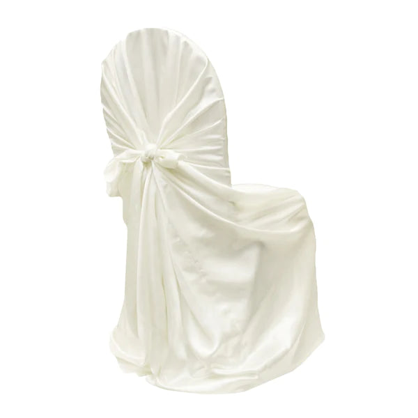 Universal Satin Self Tie Chair Cover