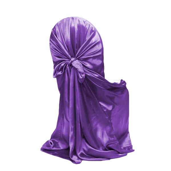 Universal Satin Self Tie Chair Cover