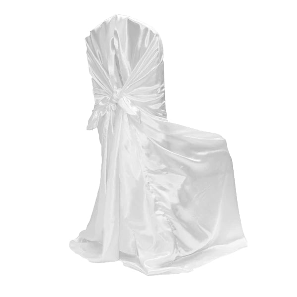 Universal Satin Self Tie Chair Cover